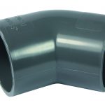 PVC-U Knie 45° dubbele lijmmof