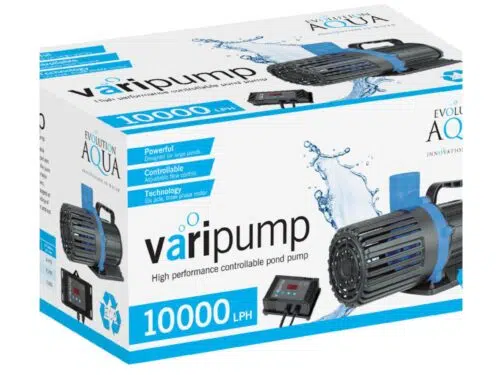 Regelbare Teichpumpe fördert 10.000 Liter pro Stunde