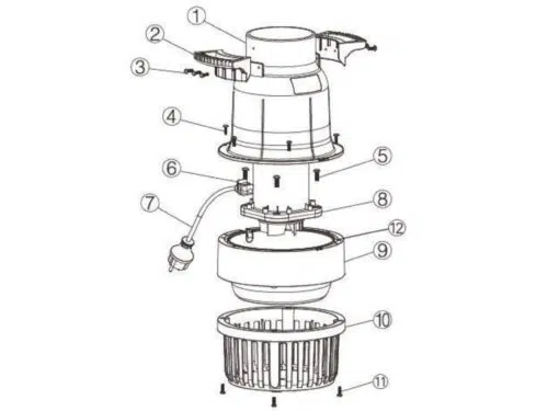 Qualitative Pumpe mit hohem Durchfluss